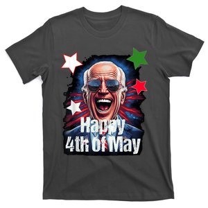 Joe Biden Merry 4th Of May Funny 4th Fourth Of July T-Shirt