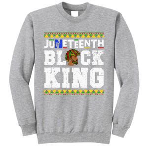 Juneteenth Black Melanin King History Month African Tall Sweatshirt