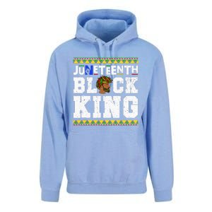 Juneteenth Black Melanin King History Month African Unisex Surf Hoodie