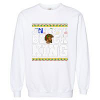 Juneteenth Black Melanin King History Month African Garment-Dyed Sweatshirt