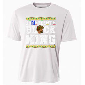 Juneteenth Black Melanin King History Month African Cooling Performance Crew T-Shirt