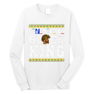 Juneteenth Black Melanin King History Month African Long Sleeve Shirt