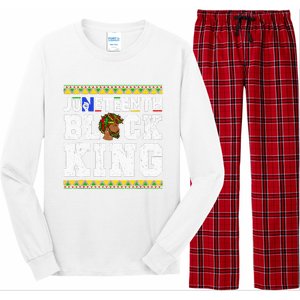 Juneteenth Black Melanin King History Month African Long Sleeve Pajama Set