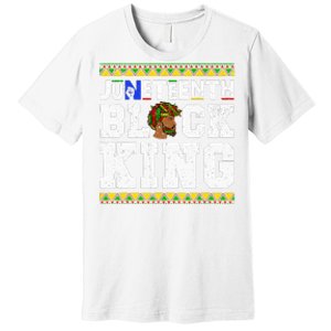 Juneteenth Black Melanin King History Month African Premium T-Shirt