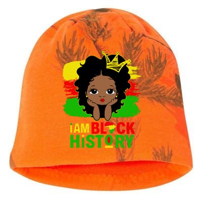 Juneteenth Black Melanin I Am Black History Month Gift Kati - Camo Knit Beanie