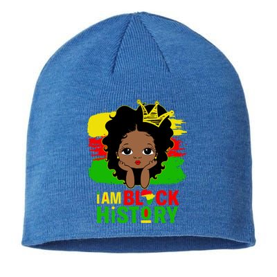 Juneteenth Black Melanin I Am Black History Month Gift Sustainable Beanie