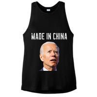 Joe Biden Made In China Joe Biden Is An Idiot Ladies PosiCharge Tri-Blend Wicking Tank
