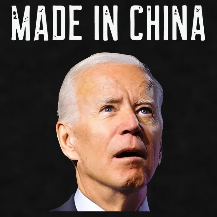 Joe Biden Made In China Joe Biden Is An Idiot Ladies PosiCharge Tri-Blend Wicking Tank
