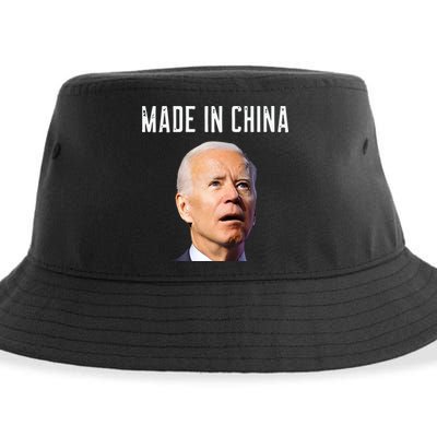Joe Biden Made In China Joe Biden Is An Idiot Sustainable Bucket Hat