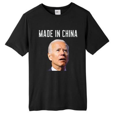 Joe Biden Made In China Joe Biden Is An Idiot Tall Fusion ChromaSoft Performance T-Shirt