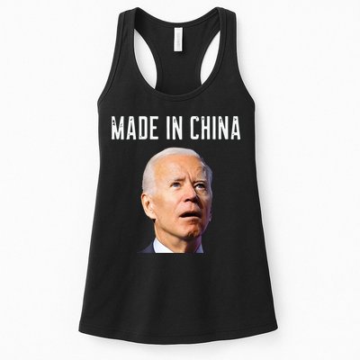 Joe Biden Made In China Joe Biden Is An Idiot Womens Tank Top