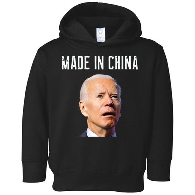 Joe Biden Made In China Joe Biden Is An Idiot Toddler Hoodie