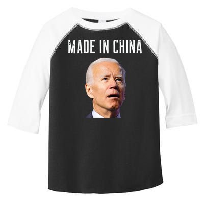 Joe Biden Made In China Joe Biden Is An Idiot Toddler Fine Jersey T-Shirt