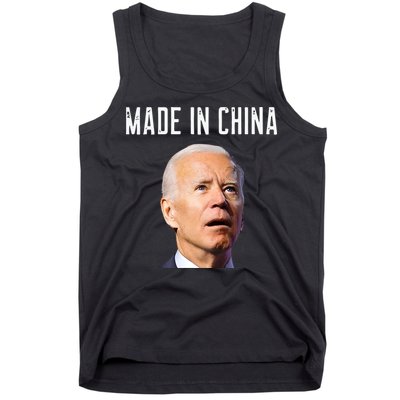 Joe Biden Made In China Joe Biden Is An Idiot Tank Top