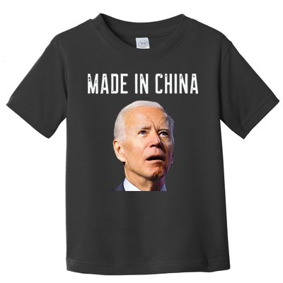 Joe Biden Made In China Joe Biden Is An Idiot Toddler T-Shirt