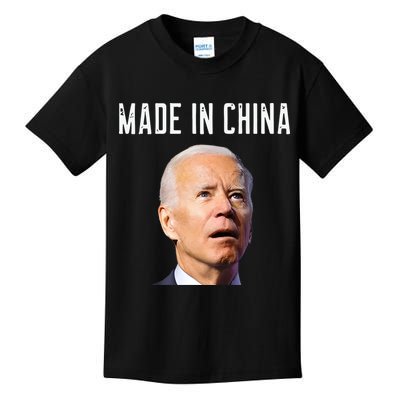 Joe Biden Made In China Joe Biden Is An Idiot Kids T-Shirt