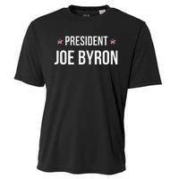 Joe Byron Meme President Cooling Performance Crew T-Shirt