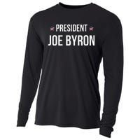 Joe Byron Meme President Cooling Performance Long Sleeve Crew