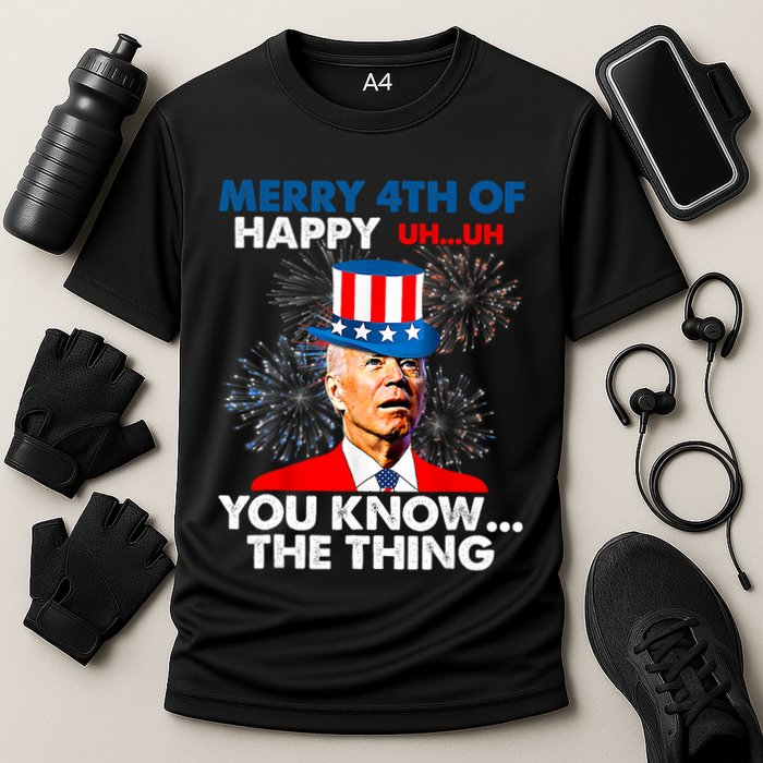 Joe Biden Merry 4th Of You Know The Thing 4th Of July Performance Shirt