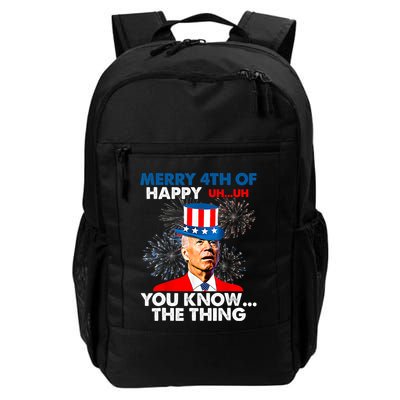 Joe Biden Merry 4th Of You Know The Thing 4th Of July Backpack