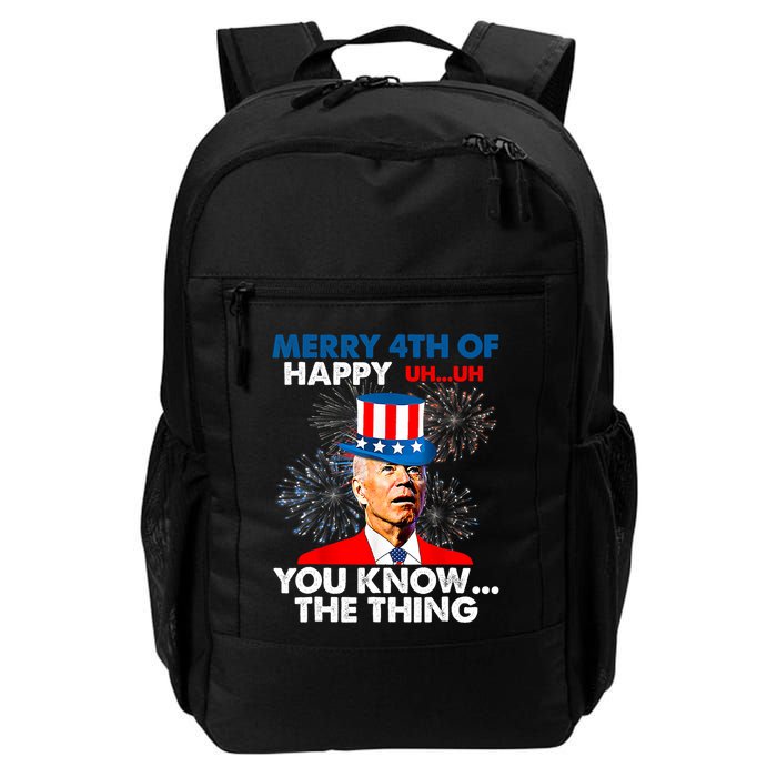 Joe Biden Merry 4th Of You Know The Thing 4th Of July Backpack