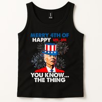 Joe Biden Merry 4th Of You Know The Thing 4th Of July Tank Top
