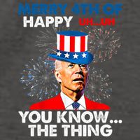 Joe Biden Merry 4th Of You Know The Thing 4th Of July Vector Backpack