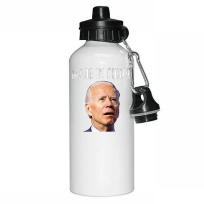 Joe Biden Made In China Joe Biden Is An Idiot Aluminum Water Bottle