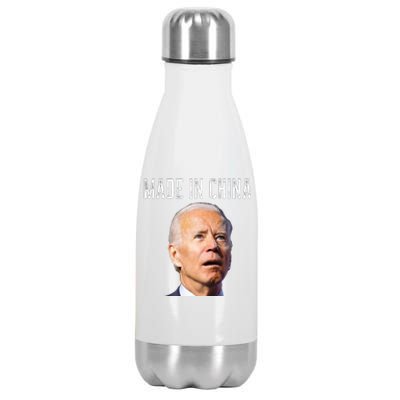 Joe Biden Made In China Joe Biden Is An Idiot Stainless Steel Insulated Water Bottle