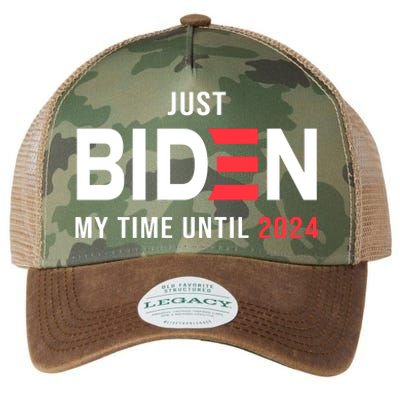 Just Biden My Time Until 2024 Legacy Tie Dye Trucker Hat