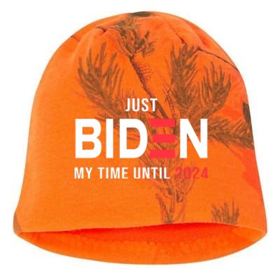 Just Biden My Time Until 2024 Kati - Camo Knit Beanie