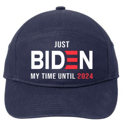 Just Biden My Time Until 2024 7-Panel Snapback Hat