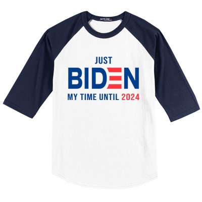 Just Biden My Time Until 2024 Baseball Sleeve Shirt