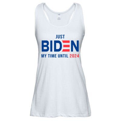 Just Biden My Time Until 2024 Ladies Essential Flowy Tank