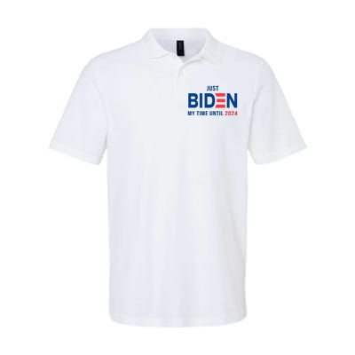 Just Biden My Time Until 2024 Softstyle Adult Sport Polo