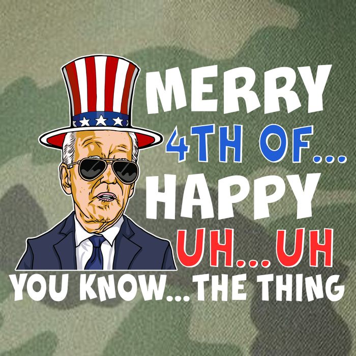 Joe Biden Merry 4th Of Happy Uh You Know The Thing Legacy Tie Dye Trucker Hat