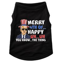 Joe Biden Merry 4th Of Happy Uh You Know The Thing Doggie Tank