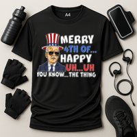 Joe Biden Merry 4th Of Happy Uh You Know The Thing Performance Shirt