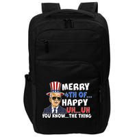 Joe Biden Merry 4th Of Happy Uh You Know The Thing Impact Tech Backpack