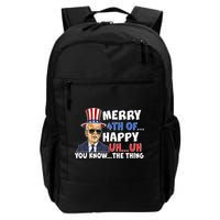 Joe Biden Merry 4th Of Happy Uh You Know The Thing Backpack