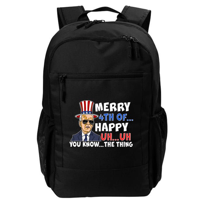 Joe Biden Merry 4th Of Happy Uh You Know The Thing Backpack