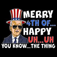 Joe Biden Merry 4th Of Happy Uh You Know The Thing Backpack