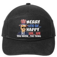 Joe Biden Merry 4th Of Happy Uh You Know The Thing 7-Panel Snapback Hat