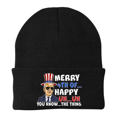 Joe Biden Merry 4th Of Happy Uh You Know The Thing Beanie