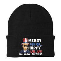 Joe Biden Merry 4th Of Happy Uh You Know The Thing Beanie
