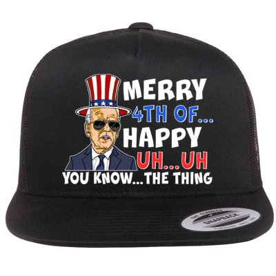 Joe Biden Merry 4th Of Happy Uh You Know The Thing Flatbill Hat