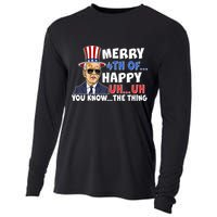 Joe Biden Merry 4th Of Happy Uh You Know The Thing Cooling Performance Long Sleeve Crew