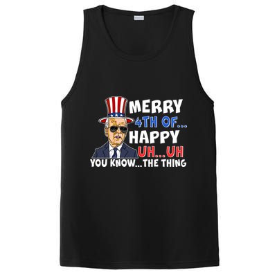 Joe Biden Merry 4th Of Happy Uh You Know The Thing PosiCharge Competitor Tank