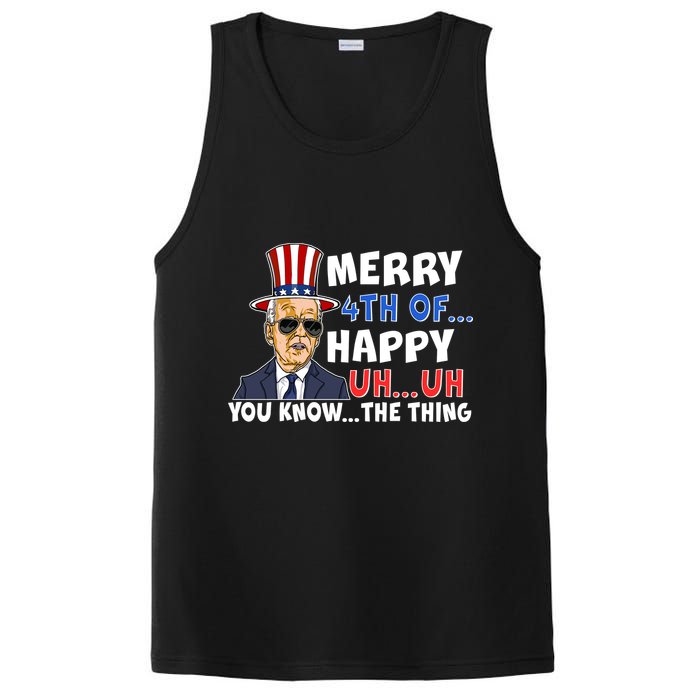 Joe Biden Merry 4th Of Happy Uh You Know The Thing PosiCharge Competitor Tank