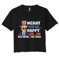 Joe Biden Merry 4th Of Happy Uh You Know The Thing Crop Top
